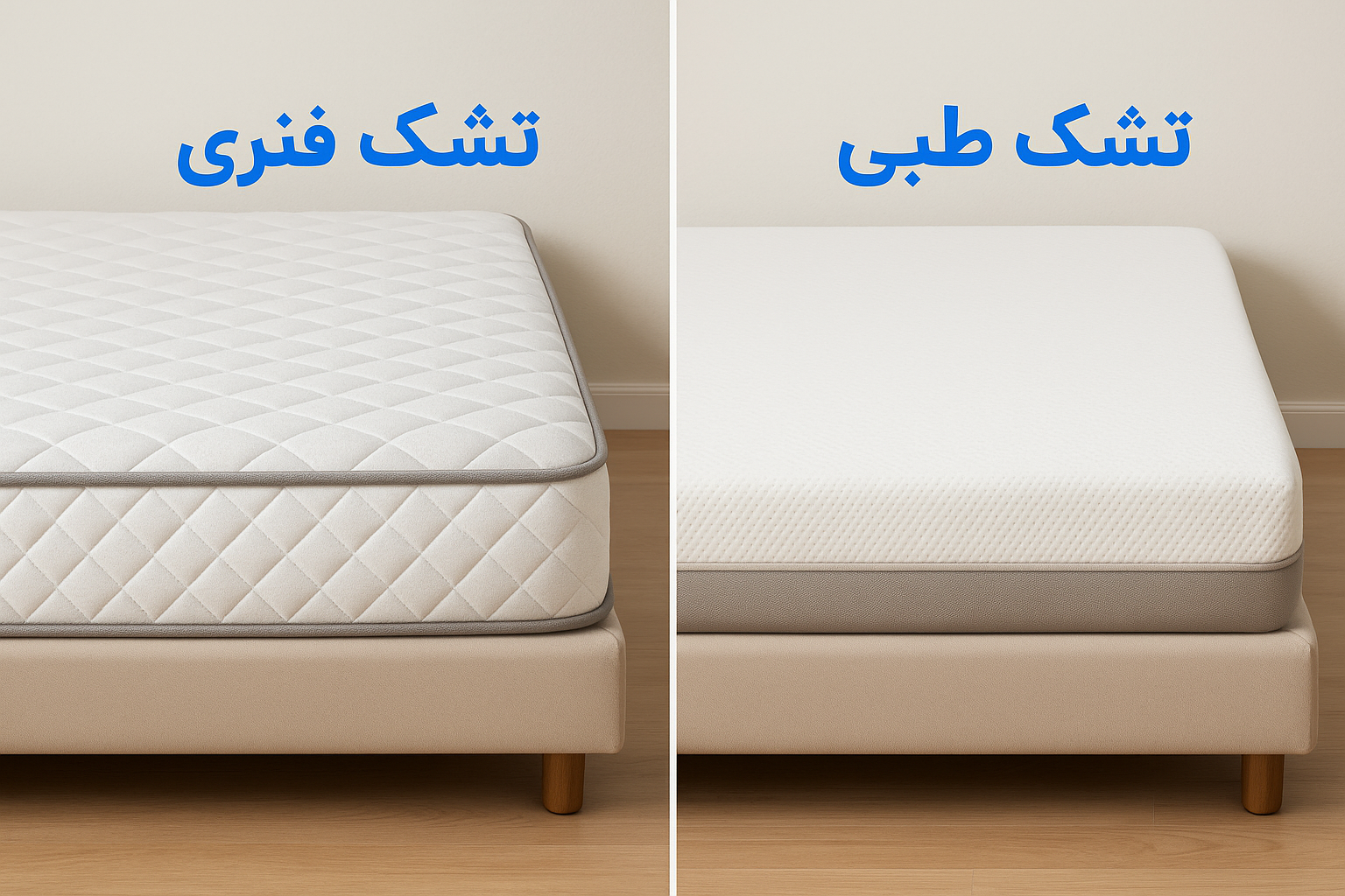 تفاوت تشک فنری و طبی